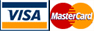 Visa and Mastercard accepted.
